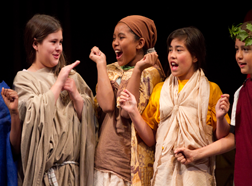 Student performers in a CTC production.