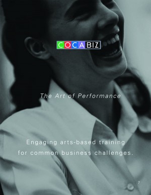 COCAbiz provides opportunities for professionals to develop business skills through the arts.