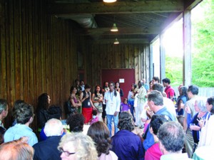 Artist David Rousseve meets MAPP Cultural Investors following his show, Saudade at Jacob’s Pillow in Lee, MA.