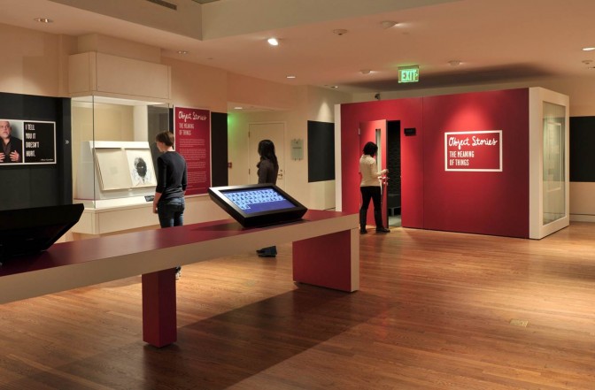 The Object Stories gallery at the Portland Art Museum.