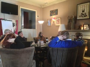 Discussions continue among guests and organization representatives