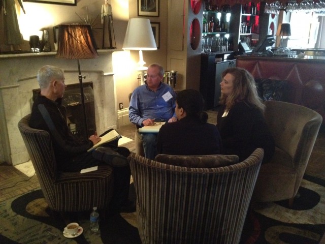 Small groups discussion of evaluation questions
