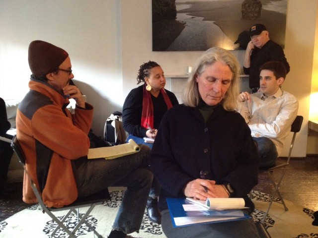 Small group discussions continue