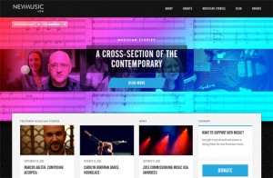 New Music USA's website