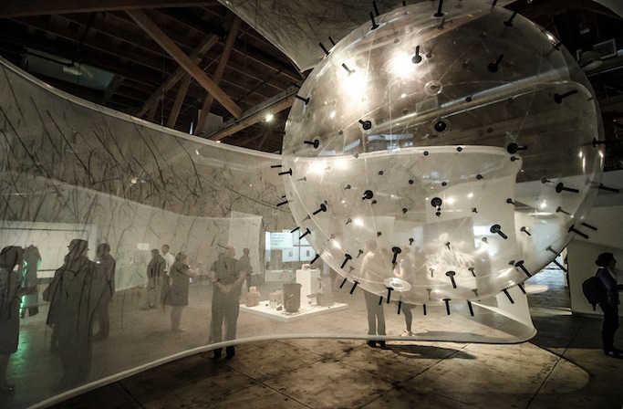 A view of the ZERO1 Biennial exhibition.