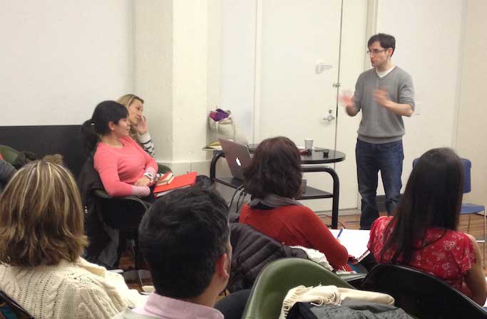 NYFA is rethinking its technology and professional development programs, including their popular "Boot Camp" for artists. Image: Peter Cobb.