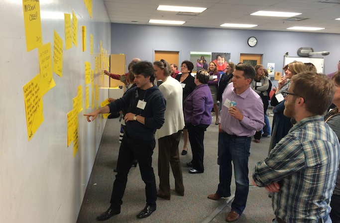 Representatives from the ten participating organizations in New Pathways | Alaska joined together in Anchorage at the end of June for their first participant-led forum. Image: Louise Brooks.