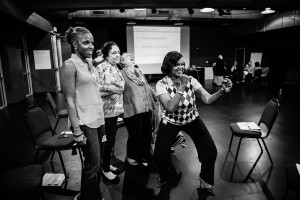 Winston-Salem Lab champions perform skits on "Seeing the System"